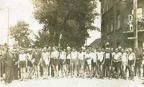 Uczestnicy zawodów sportowych. Maczki rok 1937 