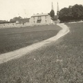 Zagórze widok na zabudowania i kościoł pw. św. Joachima 1935 r.r.